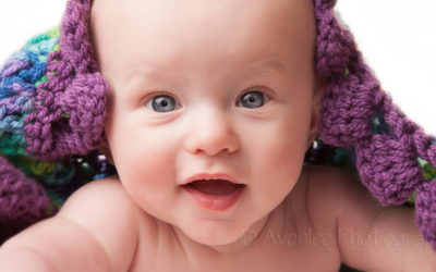 Baby’s 4 month portrait by Kensington MD photographer